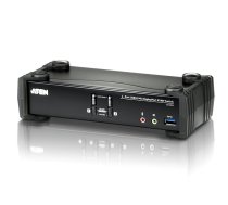 Aten 2-Port USB 3.1 Gen 1 4K DisplayPort 1.2 KVMP™ Switch with Audio (KVM cables included)