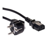 Akyga AK-PC-01A power cable Black 1.5 m CEE7/7 IEC C13