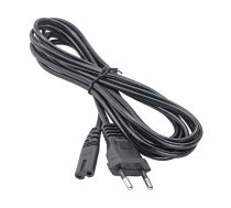 Akyga AK-RD-02A power cable Black 3 m CEE7/16 C7 coupler