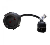 Akyga AK-PC-10A power cable Black 0.15 m CEE7/4