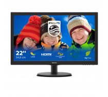 Philips V Line LCD monitor with SmartControl Lite 223V5LHSB2/00