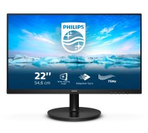 Philips V Line 222V8LA/00 computer monitor 54.6 cm (21.5") 1920 x 1080 pixels Full HD LCD Black