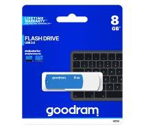 Goodram UCO2 USB flash drive 8 GB USB Type-A 2.0 Blue,White