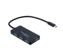 Akyga AK-AD-52 interface hub USB 3.1 (3.1 Gen 2) Type-C 500 Mbit/s Black