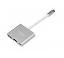 iBox IUH3CFT1 interface hub USB 3.0 (3.1 Gen 1) Type-C 5000 Mbit/s Silver