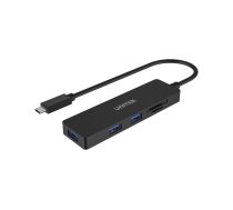 UNITEK H1108B interface hub USB 3.2 Gen 1 (3.1 Gen 1) Type-C 5000 Mbit/s Black