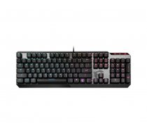 MSI Vigor GK50 keyboard USB QWERTY US English Black,Metallic