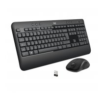 Logitech MK540 Advanced keyboard RF Wireless QWERTY US International Black, White