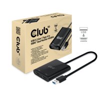 CLUB3D USB A to HDMI™ 2.0 Dual Monitor 4K 60Hz