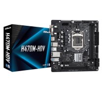 Asrock H470M-HDV motherboard Intel H470 LGA 1200 micro ATX