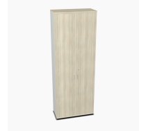 File cabinet (with lock) H61 Ash gray/acacia