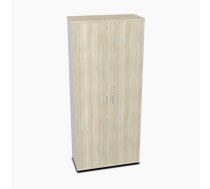 File cabinet (with lock) H51 Ash gray/acacia