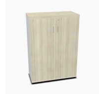 File cabinet (with lock) H31 Ash gray/acacia