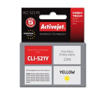 Activejet ACC-521YN ink for Canon printer; Canon CLI-521Y replacement; Supreme; 10 ml; yellow