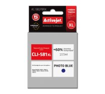 Activejet AC-581PBRX ink for Canon printer; Canon CLI-581XL PB replacement; Premium; 10.5 ml; Photo Blue