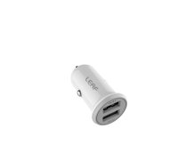 LEAF 2XUSB CAR CHARGER + 2.4A micro USB CABLE