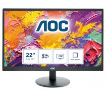 AOC 70 Series E2270SWDN LED display 54.6 cm (21.5") 1920 x 1080 pixels Full HD Black