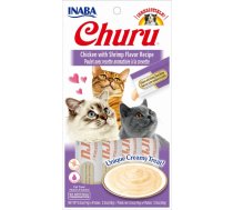 INABA Churu Chicken with prawns - cat treats - 4x14 g