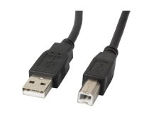 Lanberg CA-USBA-10CC-0050-BK USB cable 5 m USB 2.0 USB B Black