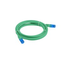 LANBERG PATCHCORD S/FTP CAT.6A 1M GREEN LSZH