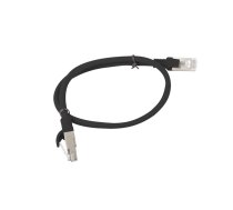 Patchcord UTP Lanberg PCU6-10CC-0050-BK (RJ45 - RJ45 ; 0,50m; U/UTP; 6; black color)