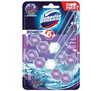 Domestos Power 5 Toilet Rim Block Lavender 2x55g