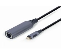 Gembird A-USB3C-LAN-01 USB type-C Gigabit network adapter, space grey, 0.15m