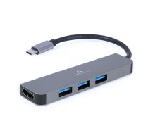 Gembird A-CM-COMBO2-01 USB Type-C 2-in-1 multi-port adapter (Hub + HDMI)