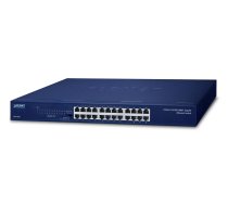 PLANET GSW2401 network switch Unmanaged Gigabit Ethernet (10/100/1000) 1U Blue