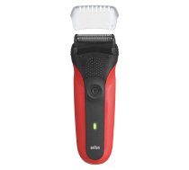 Braun Series 3 300s Foil shaver Trimmer Black, Red