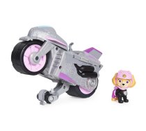 PAW Patrol , Moto Pups Skye’s Deluxe Pull Back Motorcycle Vehicle with Wheelie Feature and Figure