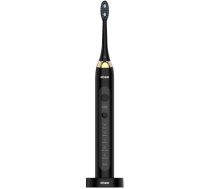 ABEE SONIC ST ULTRA BLACK SONIC BRUSH, TIPS, TIMER, PRESSURE SENSOR, IPX7 CERTIFICATE 96,000 movements / min