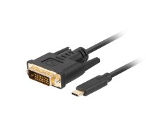 Lanberg CA-CMDV-10CU-0018-BK video cable adapter 1.8 m USB Type-C DVI-D Black