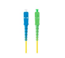 Lanberg FO-SASU-SS21-0010-YE fibre optic cable 1 m SC/APC SC/UPC G.657.A1 Yellow