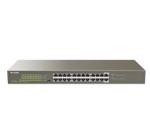 IP-COM Networks G1124P-24-250W network switch Unmanaged Gigabit Ethernet (10/100/1000) Power over Ethernet (PoE) 1U Grey