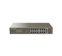 IP-COM Networks G1116P-16-150W network switch Gigabit Ethernet (10/100/1000) Power over Ethernet (PoE) Grey