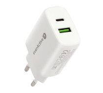 everActive SC-370Q wall charger with USB QC3.0 socket and USB-C PD PPS 25W