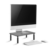 Gembird MS-TABLE-01 monitor mount / stand Black Desk