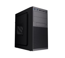 Gembird Mini-tower computer case Fornax K300, Micro-ATX, 2x USB 3.0 + 2x USB 2.0, black