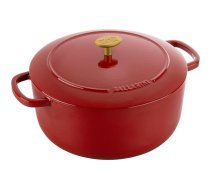 BALLARINI BELLAMONTE round cast iron pot 75003-563-0 - 5,5 LTR RED