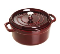 STAUB CAST IRON ROUND POT 40509-359-0 - 5,2 LTR GRENADINE