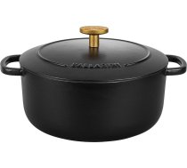 BALLARINI BELLAMONTE round cast iron pot 75003-542-0 - 5.5 ltr black