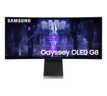 Samsung Odyssey Neo G8 LS34BG850SUXEN computer monitor 86.4 cm (34") 3440 x 1440 pixels UltraWide Quad HD OLED Silver