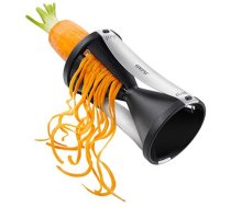 GEFU Spirelli slicer Manual Black, Silver Plastic, Stainless steel