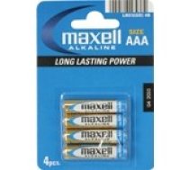 Maxell Battery Alkaline LR-03 AAA 4-Pack Single-use battery