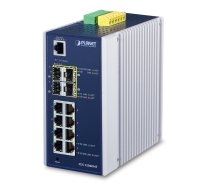 PLANET IGS-12040MT network switch Managed L2+ Gigabit Ethernet (10/100/1000) Blue, White