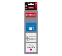 Activejet Ink AE-101M Ink Bottle for Epson Printer, Replacement Epson 101; Supreme; 70 ml; magenta