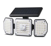 Maclean IP65 Solar LED Lamp with Motion and Dusk-to-Dawn Sensor IP65 4W 320lm 4000K Li-ion 1200 mAh 3 Operating Modes Floodlight Security Garden Entryway HQ