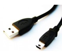 Gembird 1.8m USB 2.0 A/mini-USB M USB cable USB A Mini-USB B Black