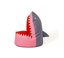 Sako bag pouffe Shark grey-pink XXL 100 x 60 cm